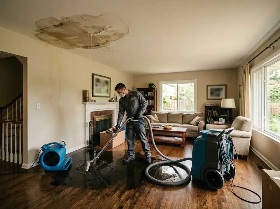 attic-pipe-burst-ceiling-drip-008 — frequently asked questions, Water Damage Restoration & Carpet Care in Sharpsville, PA